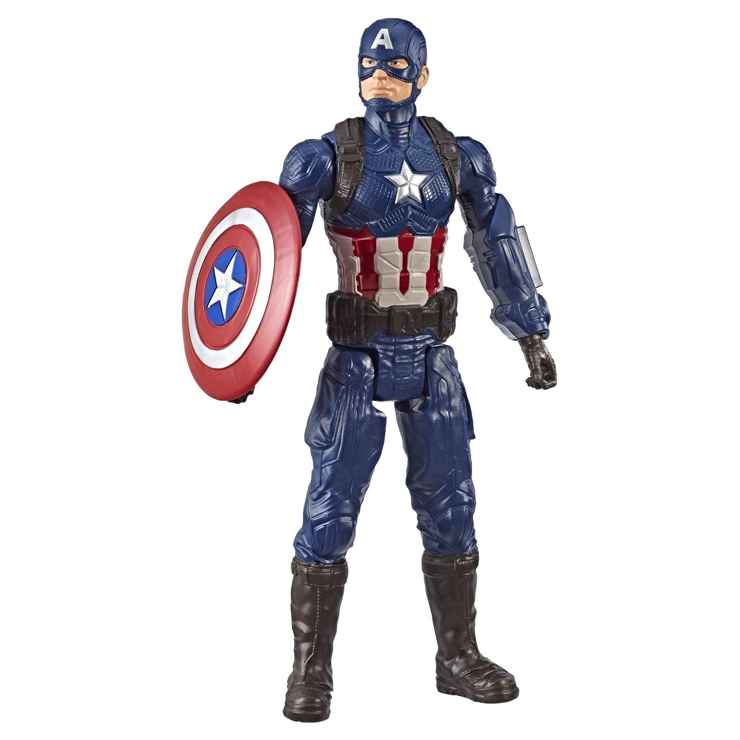 Marvel Avengers: Endgame Titan Hero Series Captain America 12'-Scale Super Hero Action Figure Toy With Titan Hero Power Fx Port