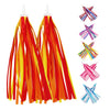 Platt Kid'S Bicycle Handlebar Streamers Colorful Ribbons Tassel For Girls Boys Bicycle Handlebar Scooter Handgrip (1Pair) (Orang