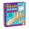 Mindware Keva Brain Builders Deluxe: Stem Building Toy Includes 75 Keva Planks, 40 Puzzle Cards, 8 Design Cards, 3D Building Ski