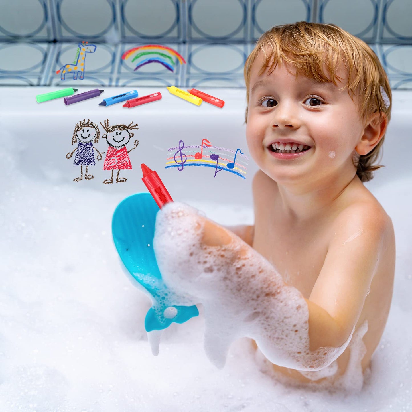 24 Pieces Bathtub Crayons Bath Crayons Washable Easy Clean Bath Time Marker Colorful Bathtub Markers Toys Shower Bath Paint For Easter Basket