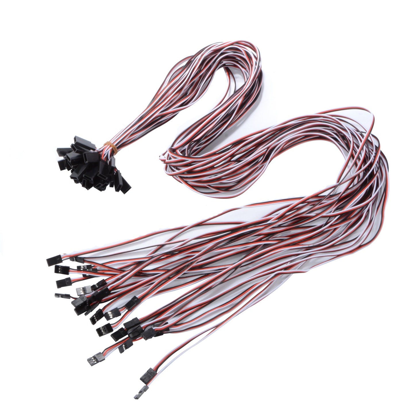 YXQ 1M Servo Extension Cable 3 Pin Male to Female Lead Wire for RC Airplane (10Pcs)