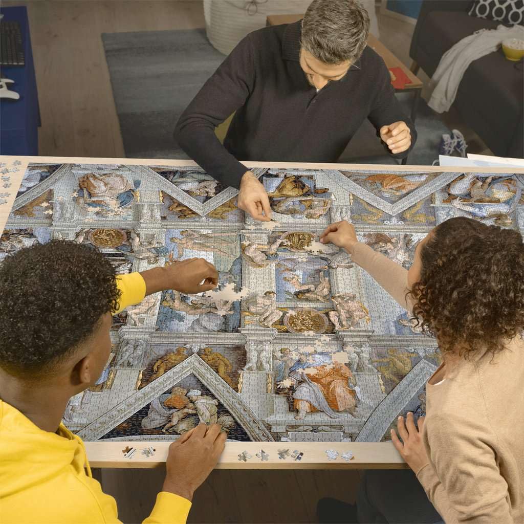 Ravensburger - Sistine Chapel - 5000 Piece Jigsaw Puzzle - Stunning Imagery - Beautiful and Intricate - Unique Ceiling 360 Degree View - enhanced Quality - Puzzles for mature-themeds