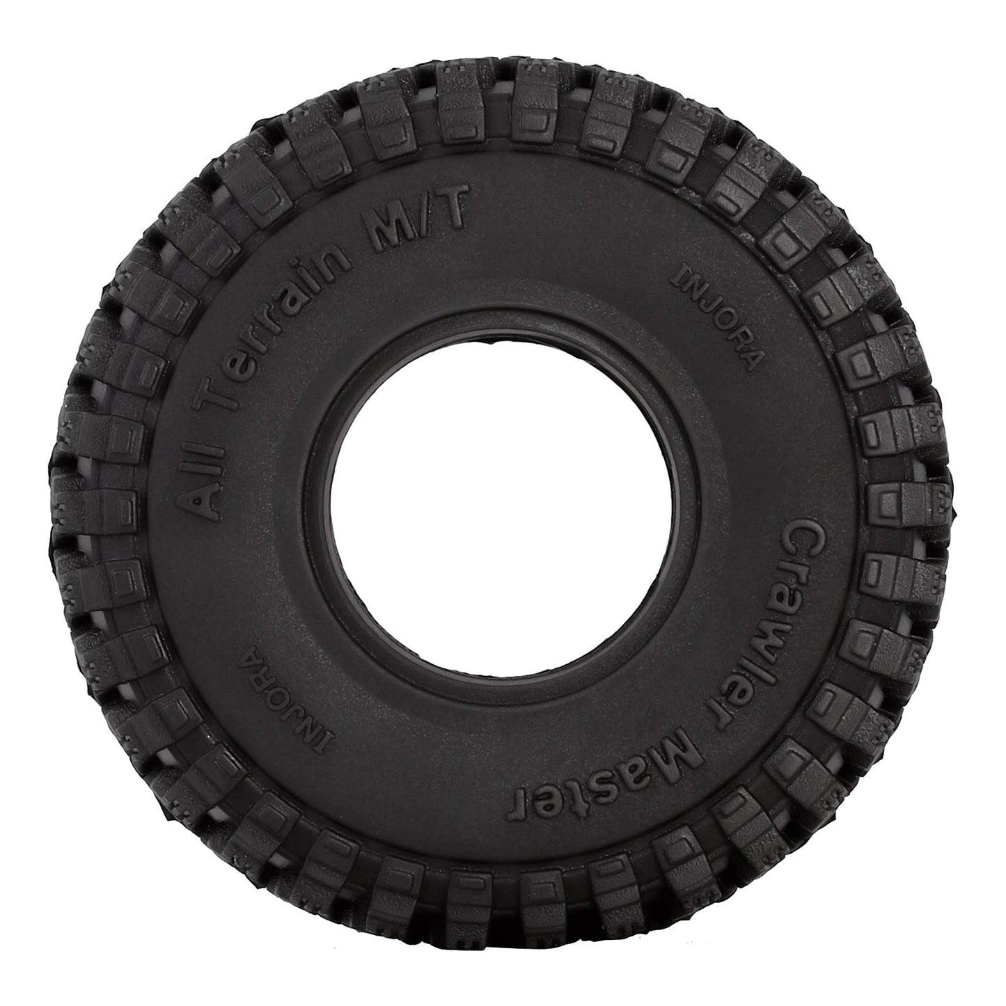 INJORA 1.0 Tires - S5 All Terrain Crawler Tires for TRX4M SCX24 AX24 FCX24 Upgrade Parts,58 * 20mm,T1008