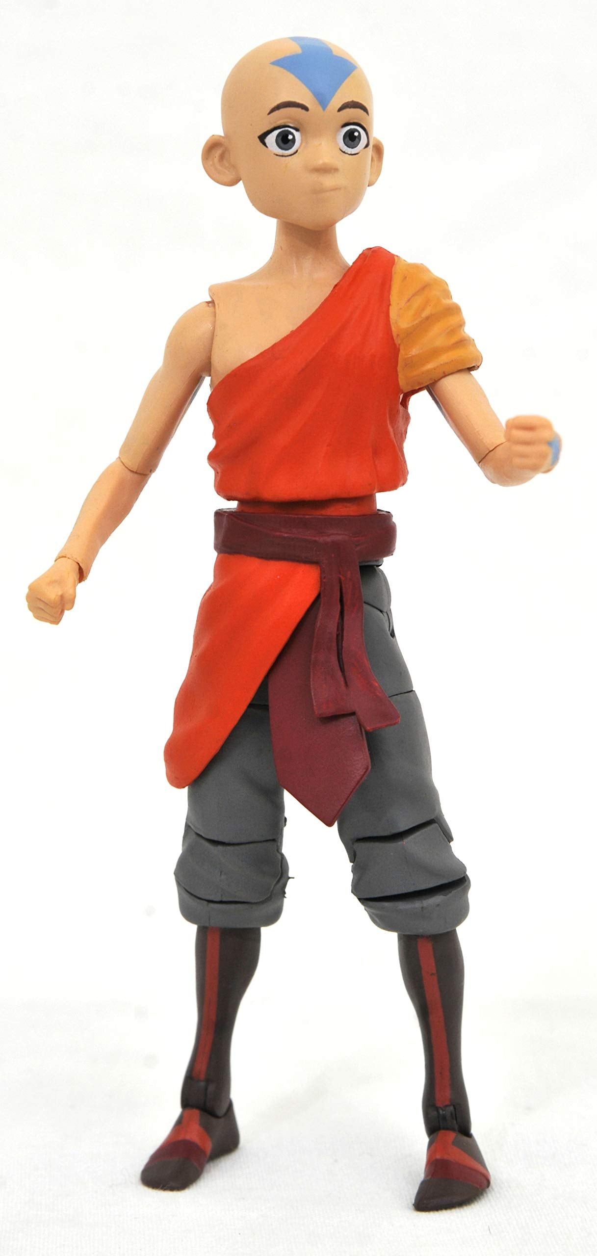 Diamond Select Toys Avatar The Last Airbender: Aang Deluxe Action Figure, Multicolor