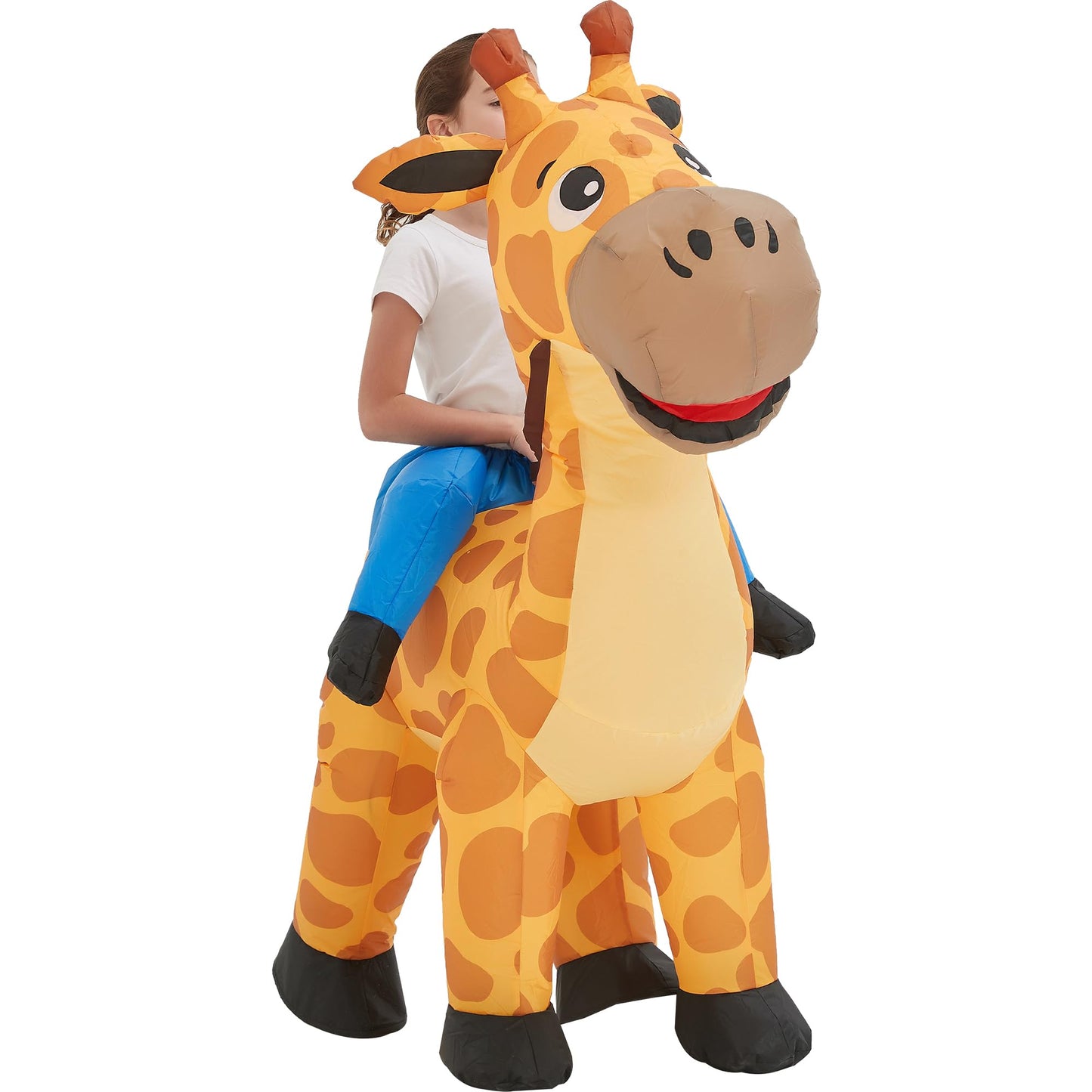 One Casa Blow Up Costume,Inflatable Costumes For Kids,Ride On Giraffe Costume,Halloween Costumes For Girls/Boys (4-6Yrs)