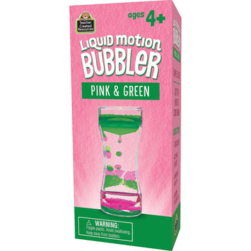 (6 Ea) Pink & Green Liquid Motion