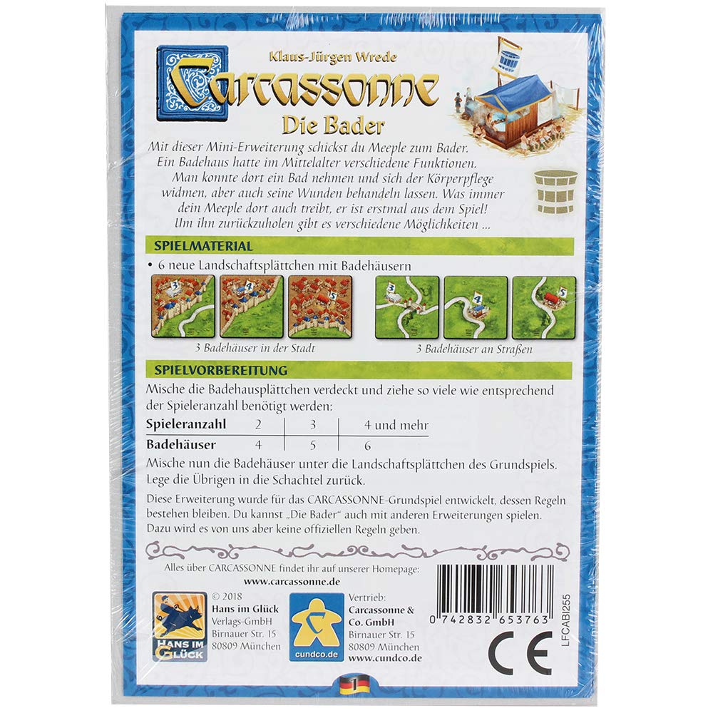 Carcassonne: The Baths (Mini mature-themed)