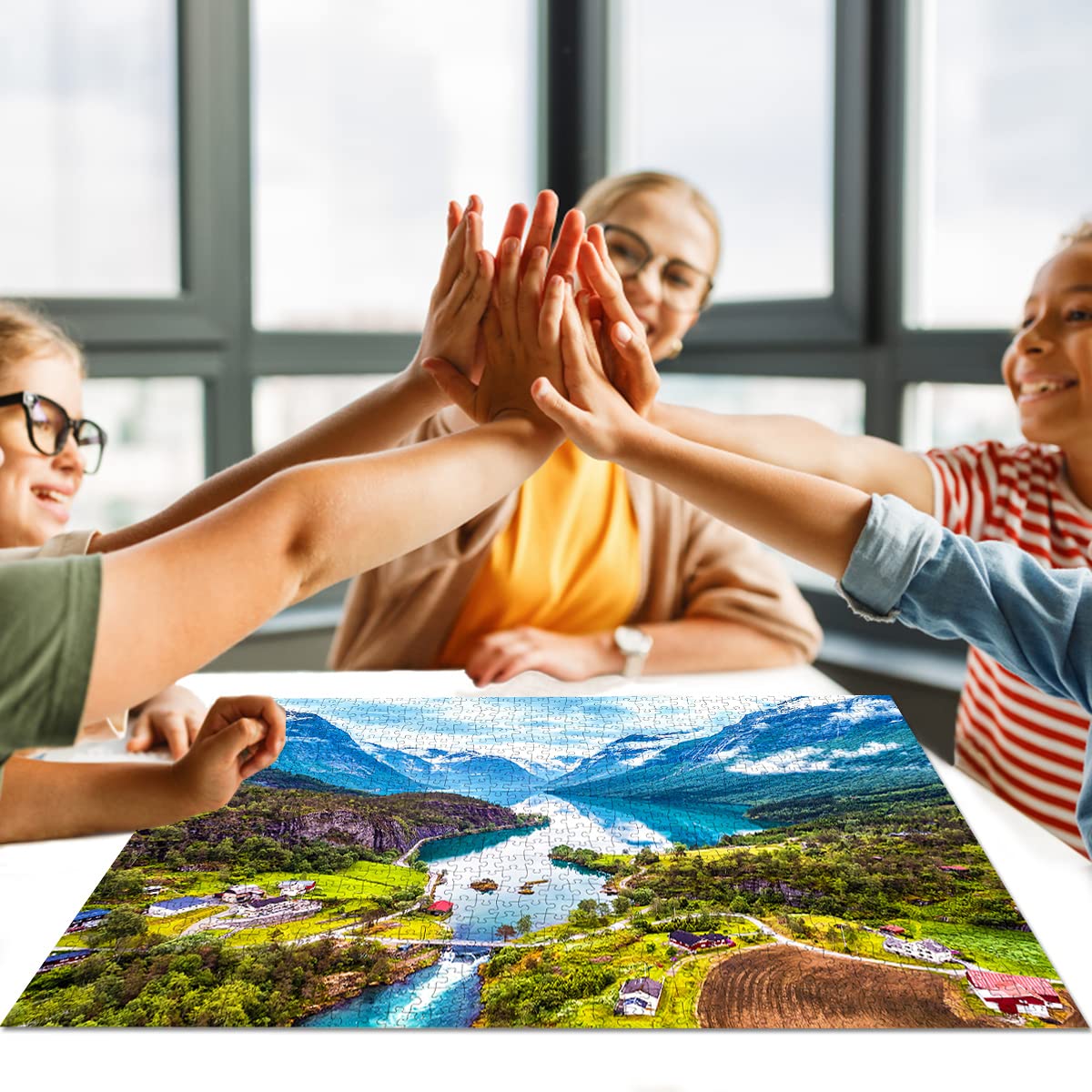 Jigsaw Puzzles For Adults 1000 Piece Puzzle For Adults 1000 Pieces Puzzle 1000 Pieces- Geiranger Fjord Norway
