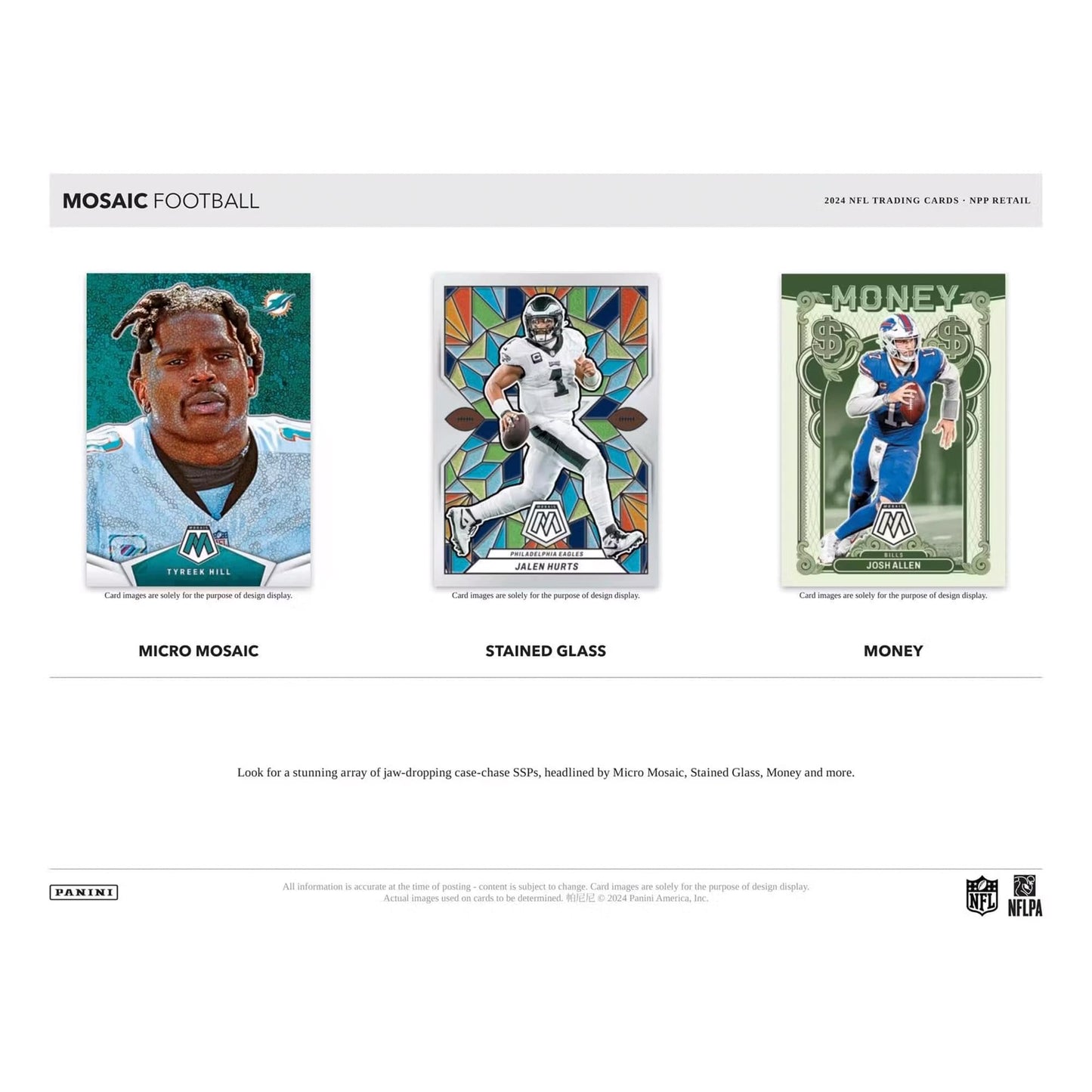 2024 Panini Nfl Mosaic Football Trading Cards Blaster Box