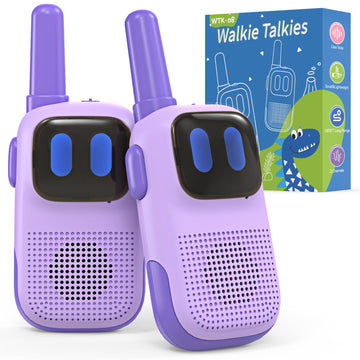 Holiky Outdoor Toys For Kids Ages 4-8, Kids Walkie Talkies 2 Pack 1000Ft Long Distance With 2 Channels, Handheld Walky Talky For