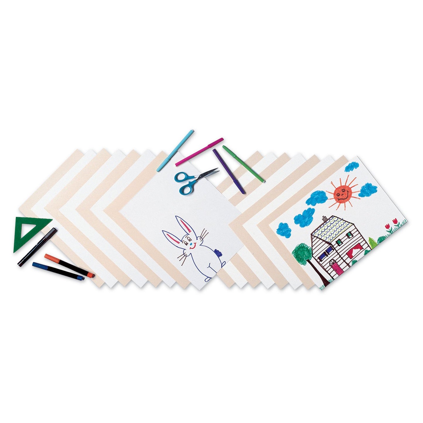 Pacon 5111 Heavyweight Tagboard, 12 X 9, Manila, 100/Pack (Pac5111)