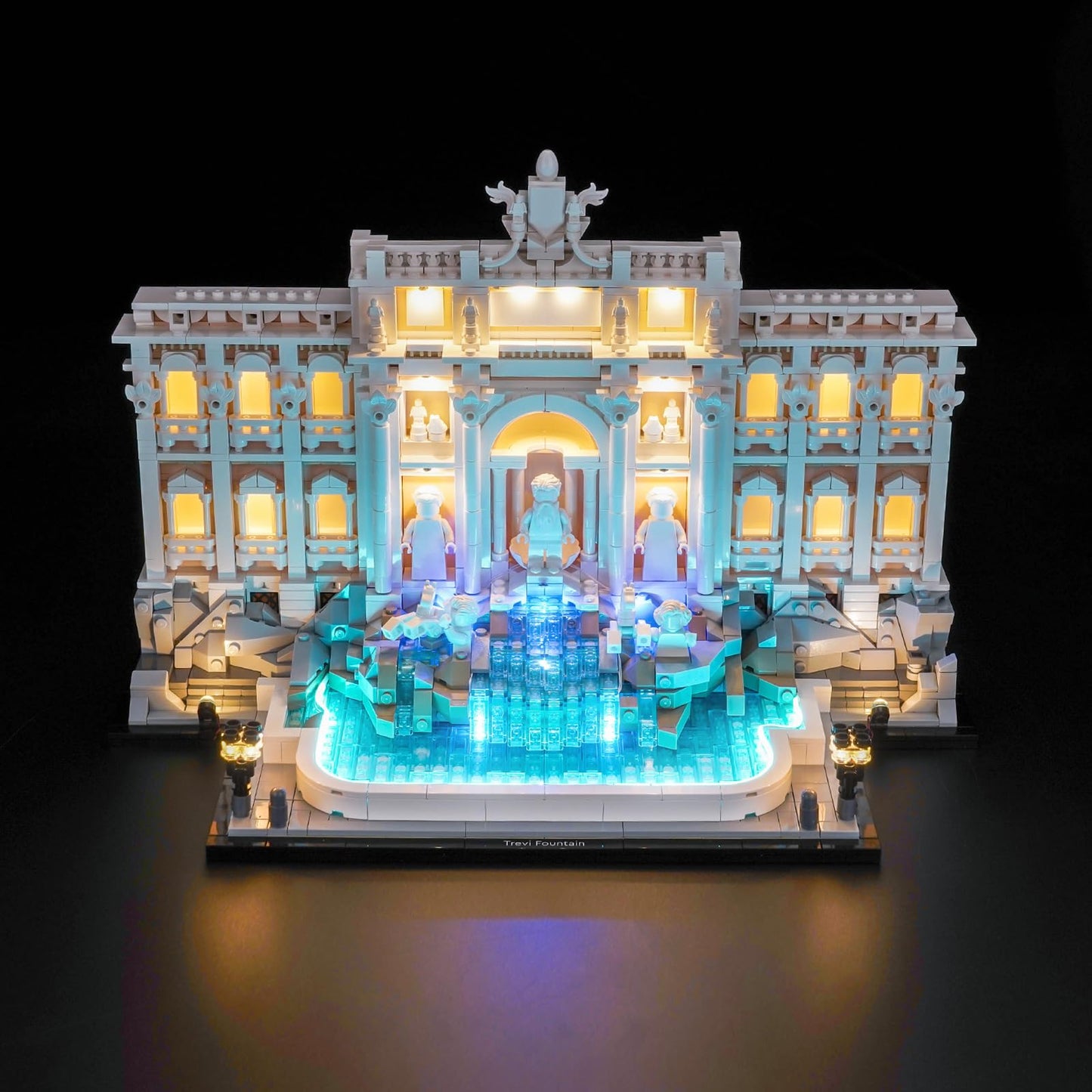 Brickbling Led Lighting Only, Compatible With Lego Trevi Fountain, Compatible With Lego Architecture Rome 21062, Not Come With M