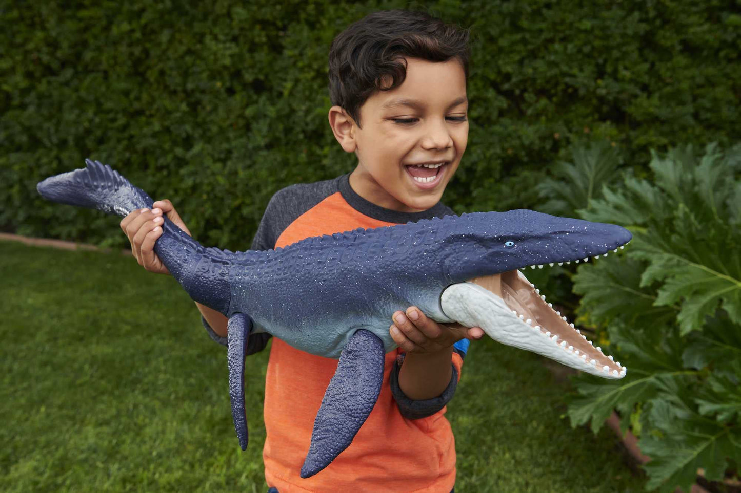 Jurassic World Ocean Protector Mosasaurus Dinosaur Action Figure Sculpted With Movable Joints Made From 1 Pound Of Oceanbound Pl