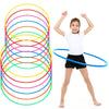 Kathfly 24 Pcs Exercise Hoops Plastic Toy for Kids Adults Bulk Hoops Kids School PE Sports Playground Playing Fitness Gymnastics