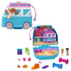 Polly Pocket Seaside Puppy Ride Compact Playset with 11 Accessories, Multicolor, One Size, Model HRD36