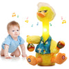 Milegi Talking Duck Toy Repeats What You Say Dancing Duck Baby Toys For Kids Toddlers Infants Mimicking Singing Duck Stuffed Ani