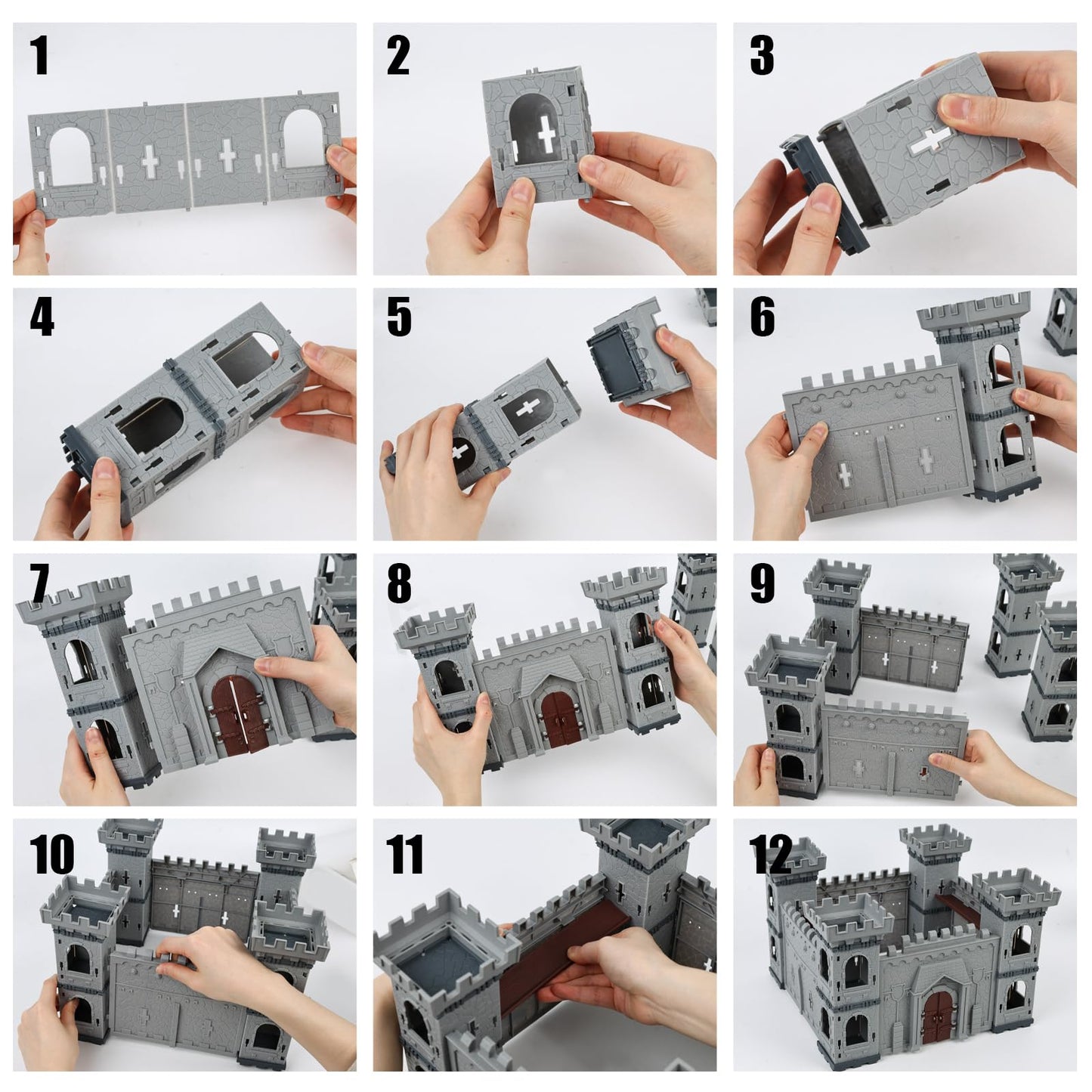Lovestown 241Pcs Medieval Dragon Toy Set, Assembled Castle Toys Knight Warrior Figures Medieval Knights For Kids Birthday