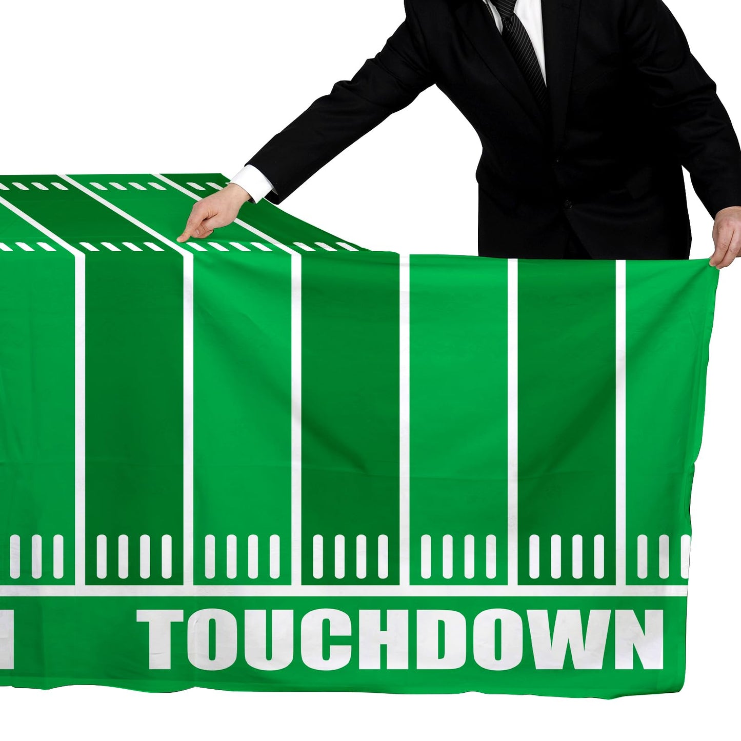 Football Party Decorations Disposable Tablecloth Plastic Touchdown Table Cover For Birthday Party Football Party Games Decoratio