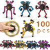 100Pcs Random Fidget Spinners,Diy Deformable Robot Fingertip Toys,Decompression Spinner,Deformable Creative Mechanical Gyro Toys