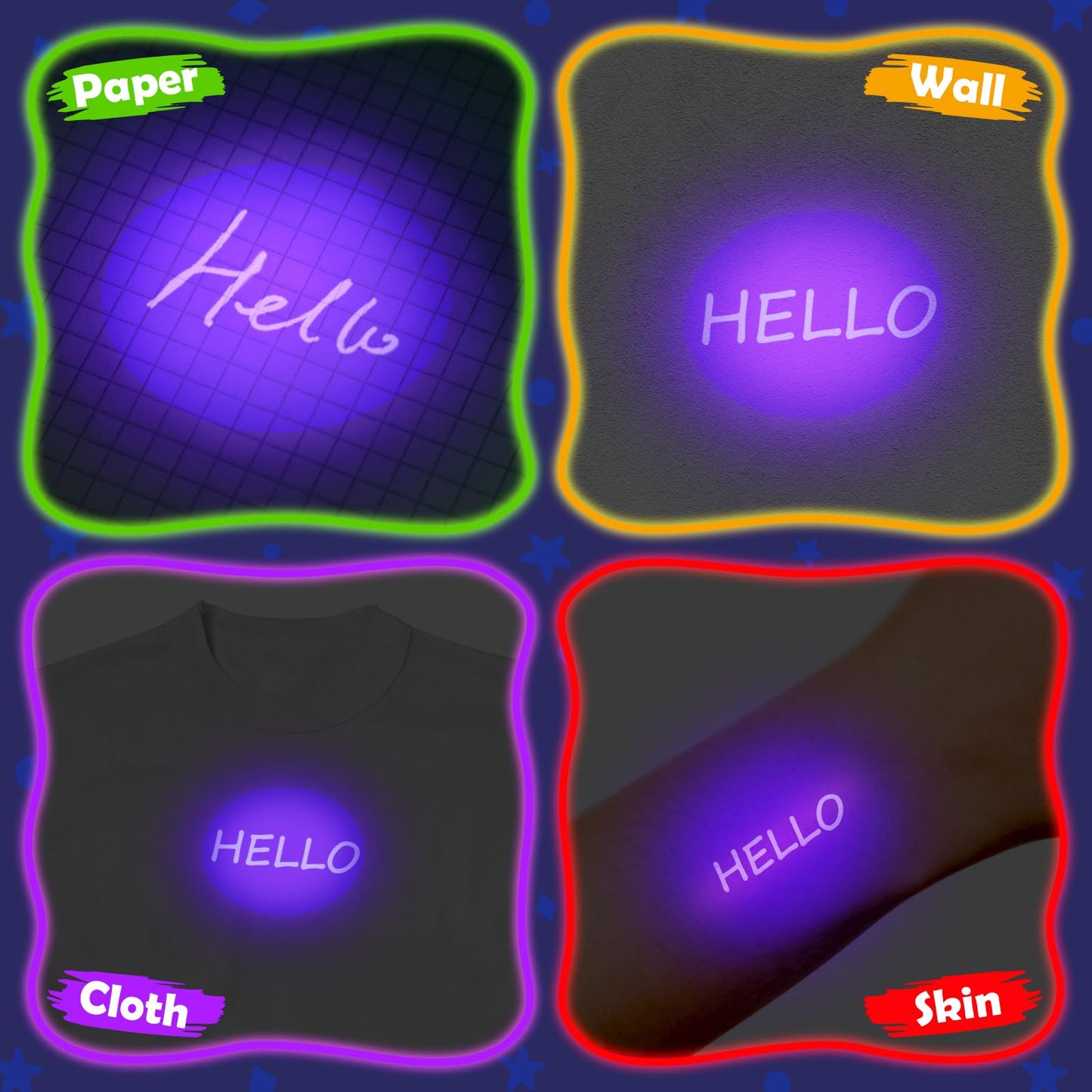 Invisible Ink Pens, 12 Pack Disappearing Ink Pens & 12 Pack Mini Notebooks, Magic Spy Kit For Boys Birthday Party, Halloween, Christmas Stocking Stuffers, Coolest Party Favors For Kids Classroom Gifts