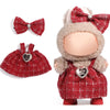 AICase for Labubu Clothes/for Labubu Outfits Clothes Set for 17cm Lububu Doll 2 Piece Set enhanced elegant Chic Dress Clothing for LA BUBU Girls Stylish Adorable Dolls Clothes Accessories (No Doll)_5