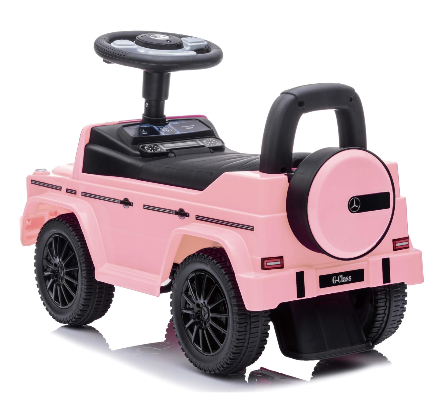 Best Ride On Cars Mercedes G-Wagon Push Car, Baby Pink, Large