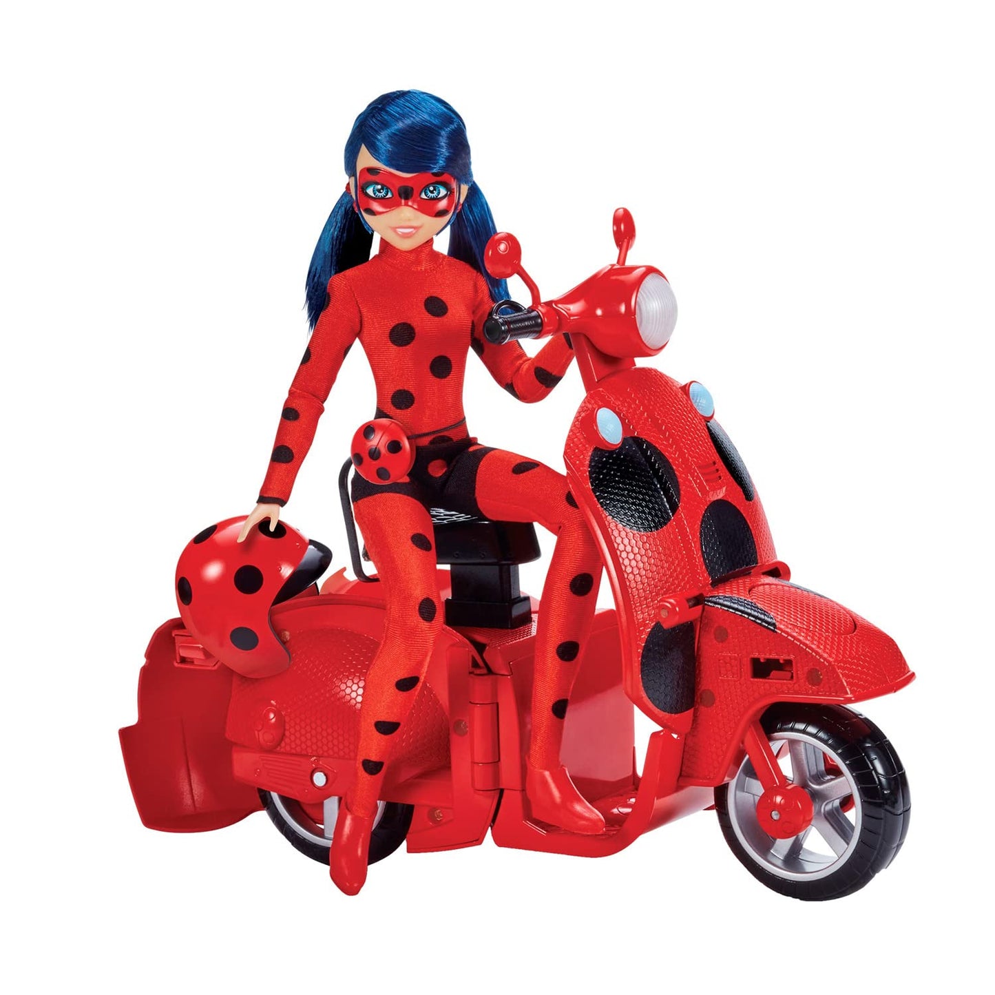 Miraculous Ladybug Switch N Go Scooter And Fashion Doll Playset | 26Cm Miraculous Ladybug Doll With Transforming Scooter And Accessories | Miraculous: Tales Of Ladybug And Cat Noir Toys Scooter Doll