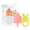Frida Baby 4-in-1 Silicone Teething Toy, BPA-Free, White, 1 Count, Model 106, Soothes Gums, Perfect for Easter Basket Stuffer