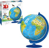 Ravensburger Children's World Globe 180 Piece 3D Jigsaw Puzzle | Easy Click Technology | Displayable Art | Perfect for Kids and mature-themeds | 10.5 in Diameter