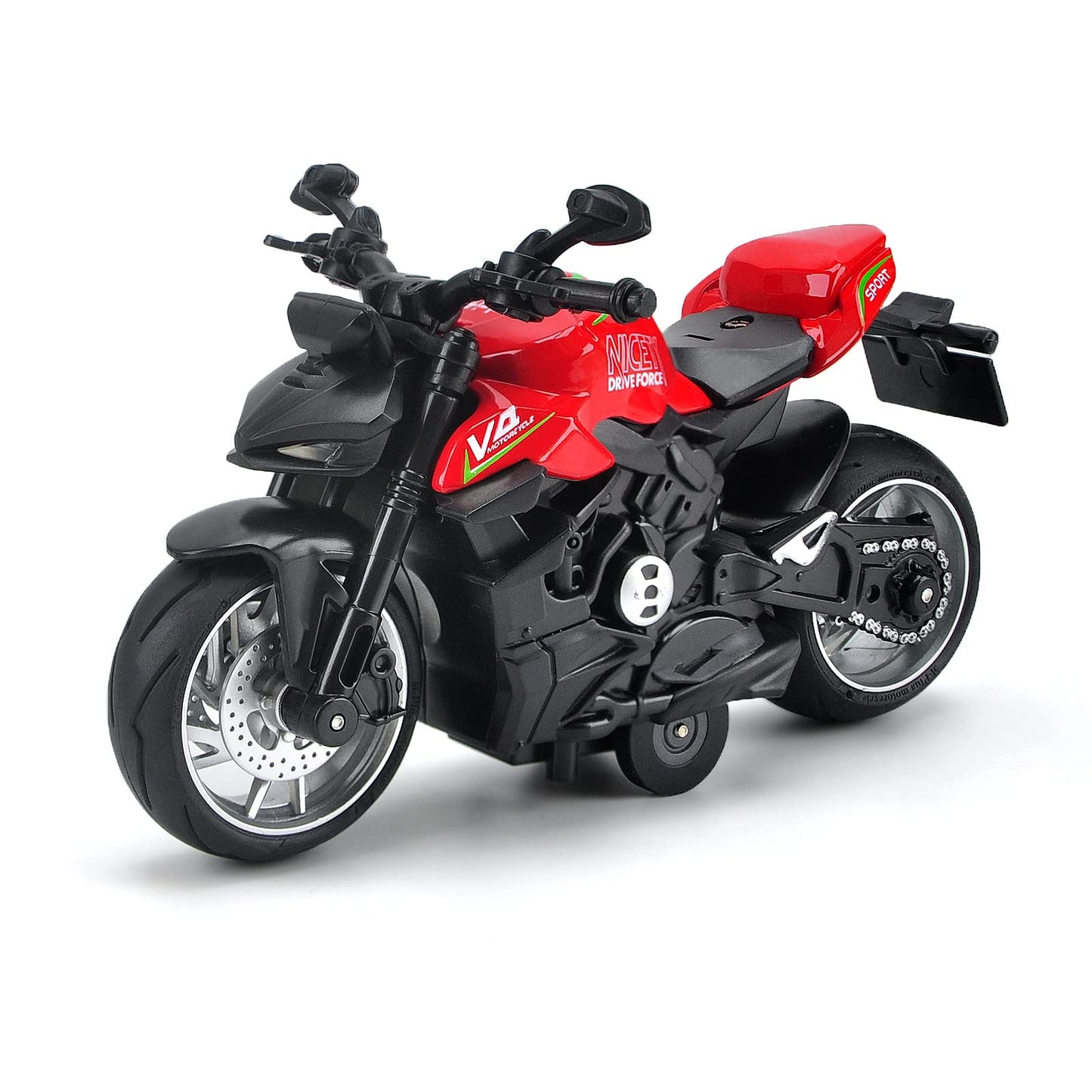 Ming You Motorcycle Toy - Motorcycle Toys For Kids 3-5 5-8,Mini Toy Motorcycles With Lights And Sounds For 3 + Years Old Boys An