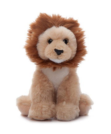 The Petting Zoo Lion Stuffed Animal Plushie, Gifts For Kids, Wild Onez Babiez Zoo Animals, Lion Plush Toy 6 Inches