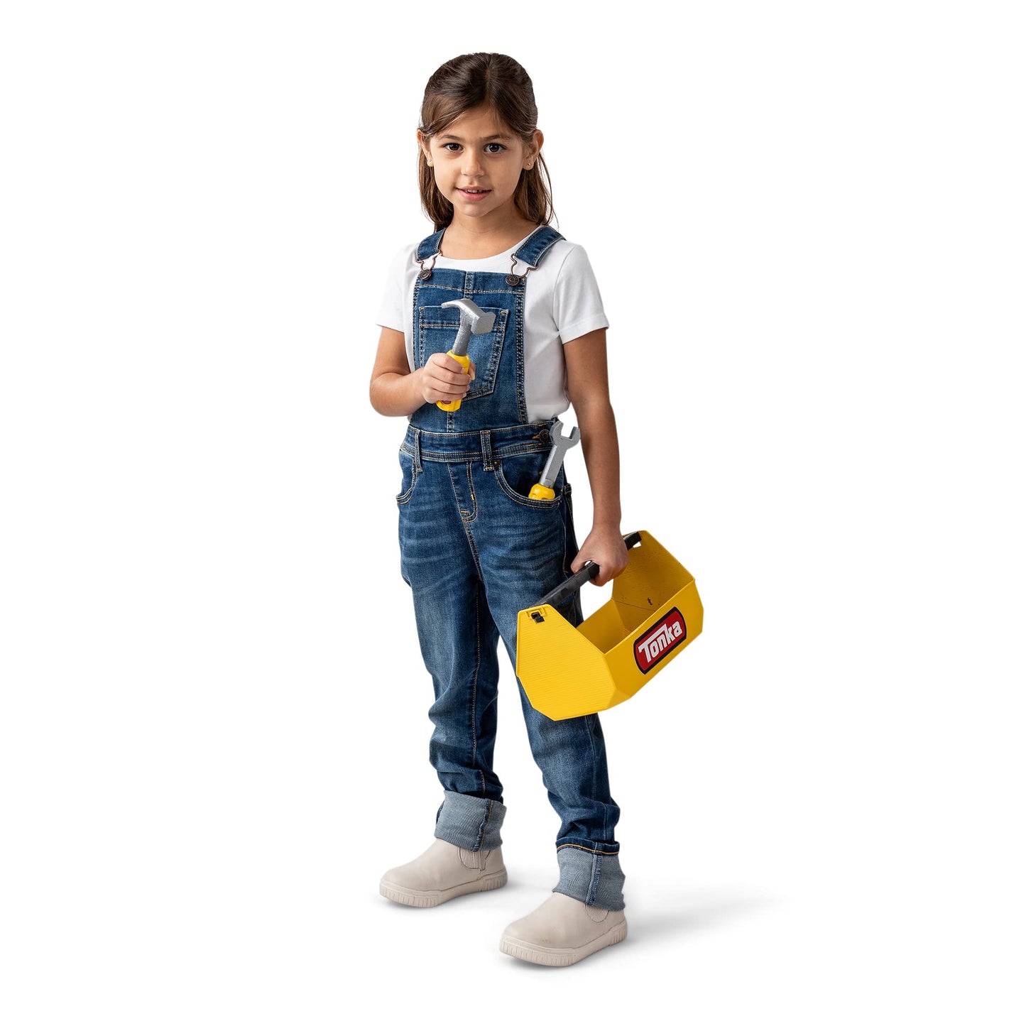 Tonka Tough Builders, Tough Toolbox Set, Tools Playset– Made With Sturdy Plastic, Boys And Girls, Toddlers Ages 3+, Role Play Sets, Toddlers, Birthday Gift, Christmas, Holiday