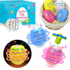 Light up Easter Eggs Hunt Supplies for Kids, 8 Pack Easter Basket Stuffers Fillers for Toddler Boys Girls, Spinning Tops Toys Gi
