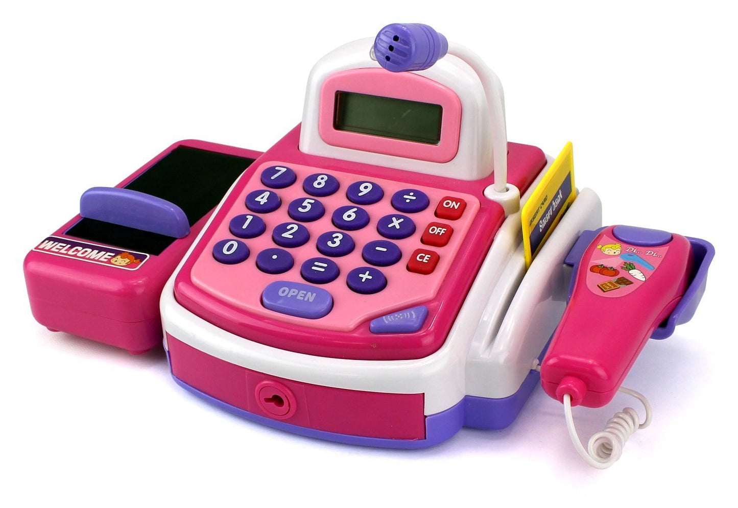 Pretend Play Electronic Cash Register Toy Realistic Actions And Sounds For 36 Months To 216 Months