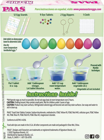 PAAS Marble Easter Egg Decorating Kit - Americas Favorite Easter Tradition