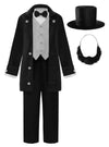 Relibeauty Abraham Lincoln Costume Kids Douglass Costume For Boys, 16 Black