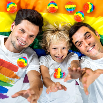 Deekin 24 Pcs Rainbow Rubber Duck Mini Rubber Duckies Bulk Bathtub Ducky Decorations For Rainbow Colorful Birthday Party Lgbt Pa