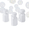 Hexagon Mini Bubble Bottles, 48 Pieces, Wedding, Birthday Party Favors, Bubble Wands (White)