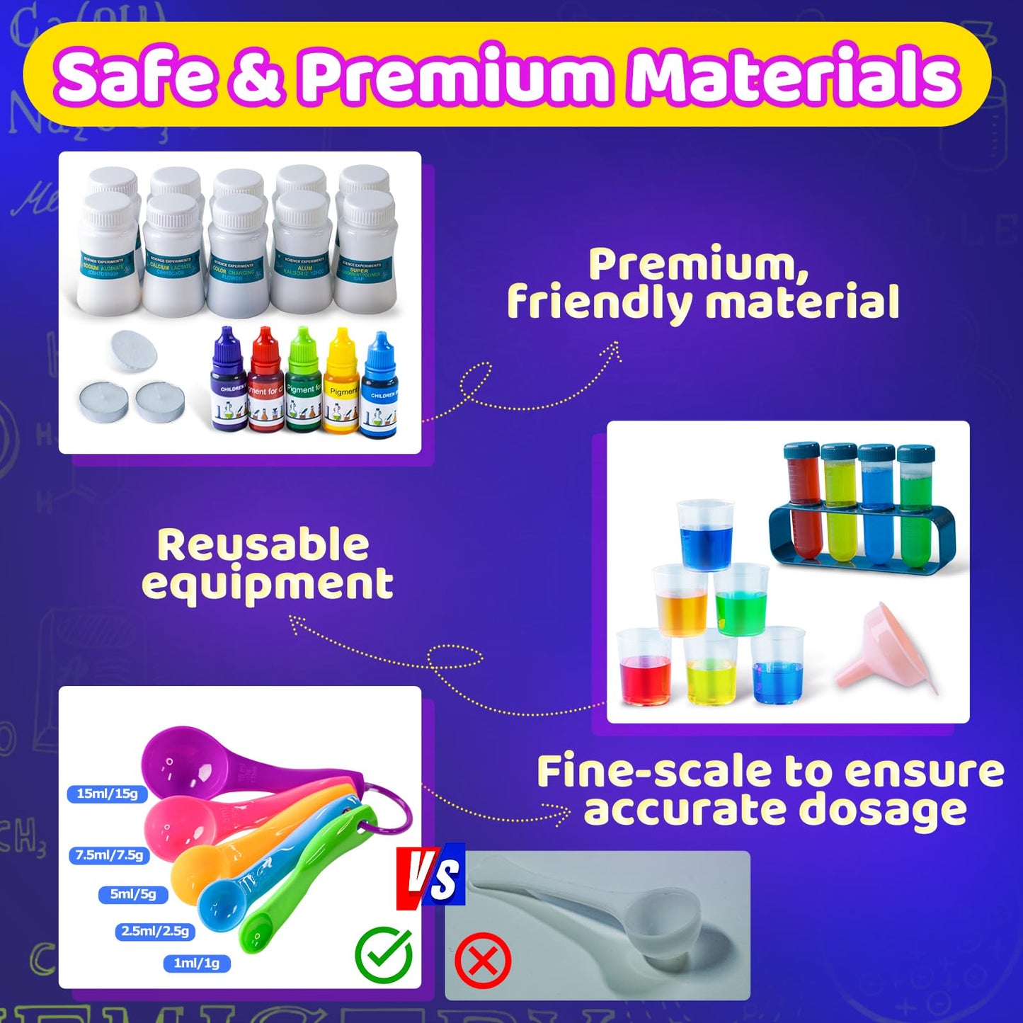 Science Kits For Kids - 70 Experiments Science Kit For Kids Age 6-12 Year Old, Stem Educational Science Toys Gifts For Girls Boy