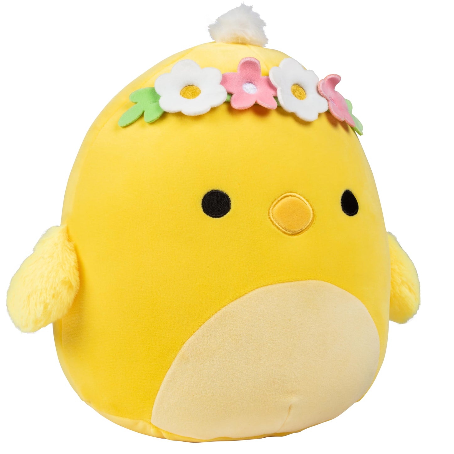 Squishmallows 10-Inch Triston The Chick With Flower Crown - Official Jazwares Plush - Collectible Cute Soft & Squishy Stuffed An