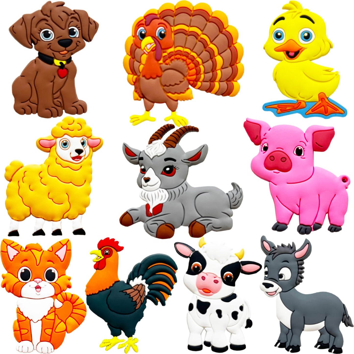 Fridge Magnets for Toddlers Farm Animals - Montessori Learning Toys for Baby - Refrigerator Magnets for Kids - Toddler Magnets f