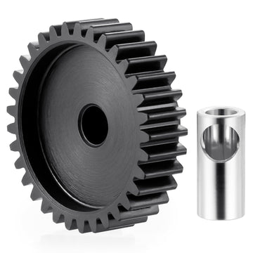 Brkrc Steel 32P 5Mm Pinion Gear 25T 26T 28T 29T 30T 31T 32T 33T 34T 35T 36T 37T 38T Motor Gears For 1/10 1/8 Rc Car Parts (33T)