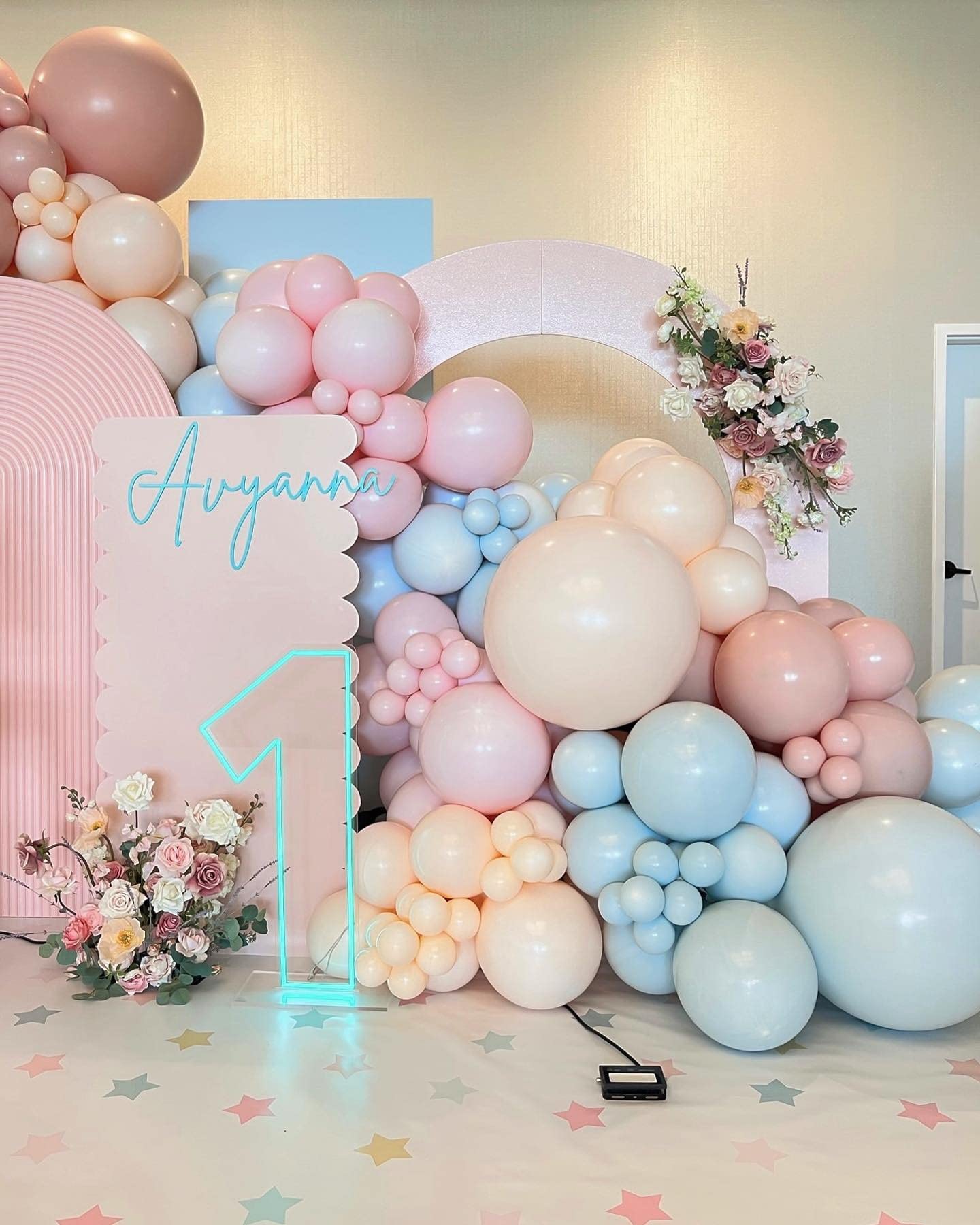 129Pcs Pink Rainbow Balloons Garland Arch Kit Double Stuffed Macaron Pastel Blue Balloons Garland Kit Yellow Balloons For Baby S
