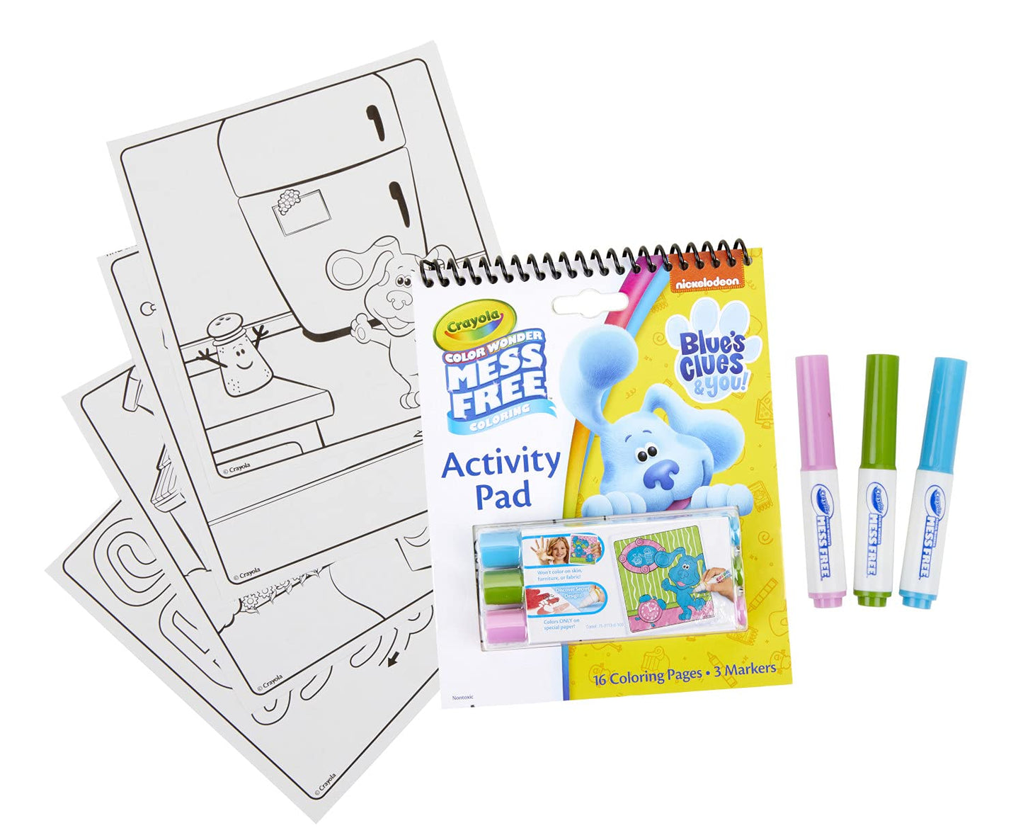 Crayola Blues Clues Color Wonder Activity Pad, Mess Free Coloring, Gift For Kids