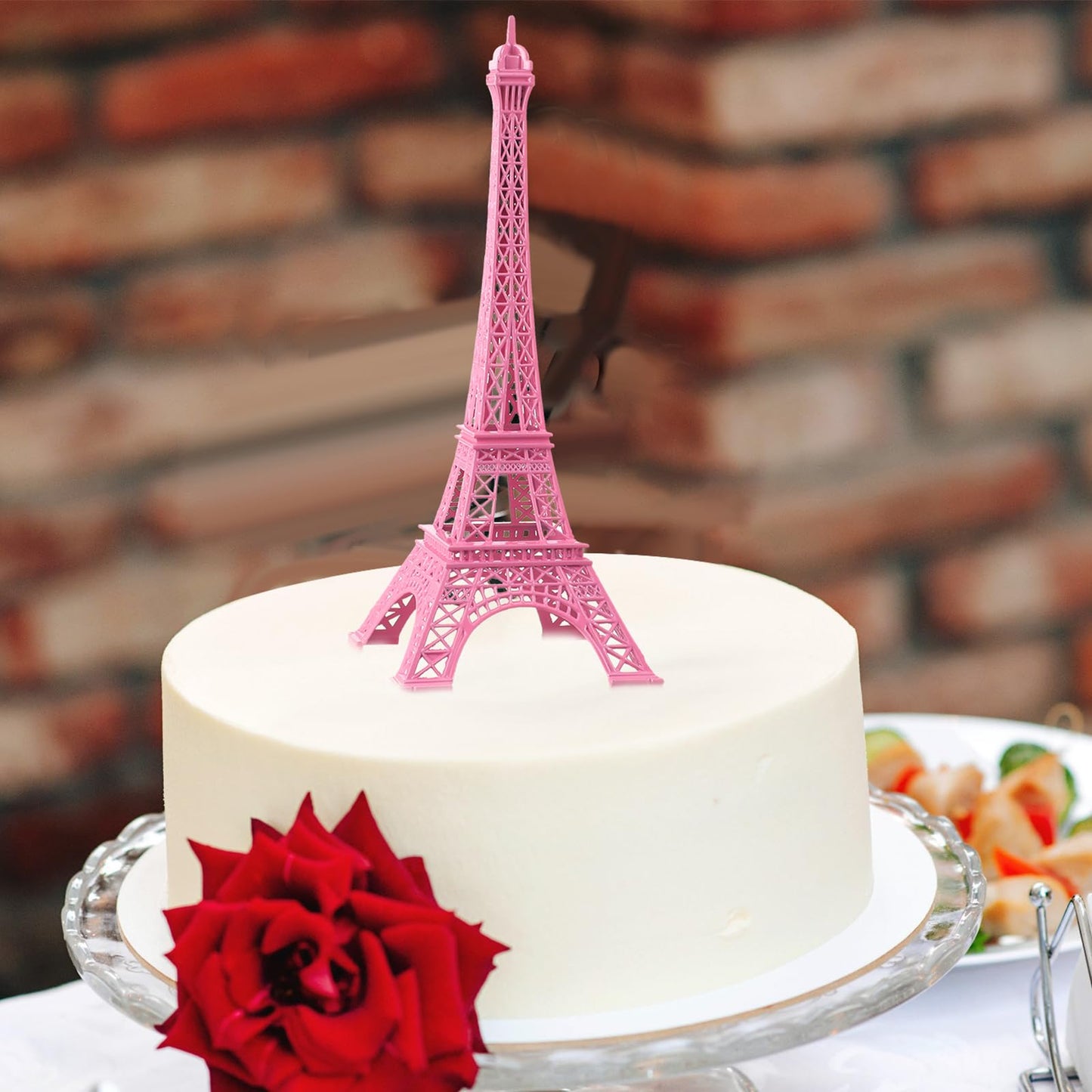 Wesiti 9 Pcs Eiffel Tower Statue Decor Alloy Metal French Paris Multiple Sizes Eiffel Tower Decoration Gift For Cake Topper Table Stand Holder Collectible Figurines Souvenirs(5.1'' 5.9'' 7'')