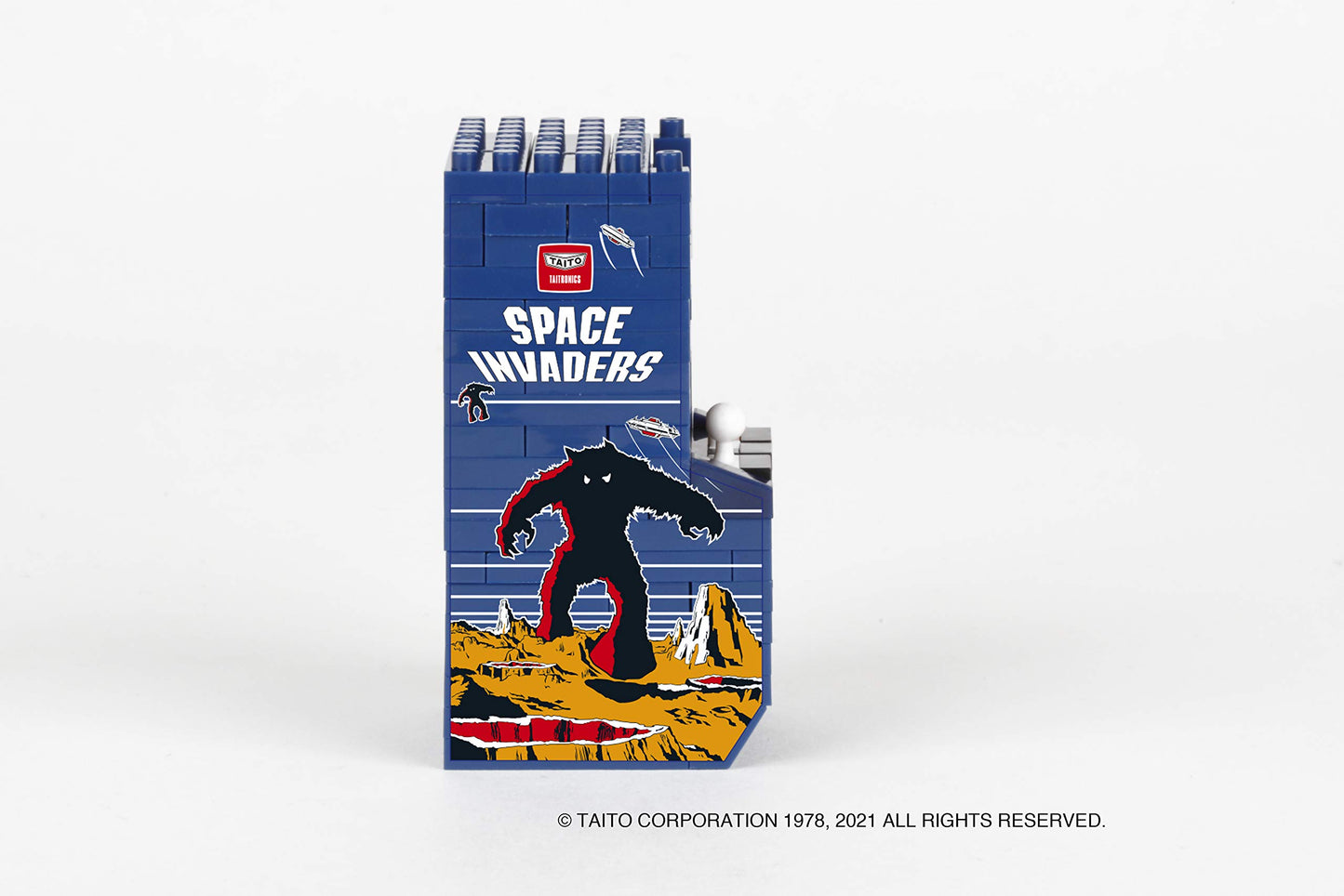 Nanoblock - Space Invaders - Space Invaders Arcade Cabinet, Character Collection Series Building Kit