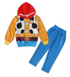 Eledobby Woody Costume Toddler Long Sleeve Hoodie+Pants Set For Boys Kids Woody Halloween Outfits Christmas Birthday Gift 3-4T