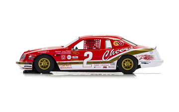 Scalextric Ford Thunderbird 'Cheers' #2 Slot Car C4067 - 1:32 Scale, Red/White, Plastic
