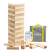 Gorock Giant Tumble Tower, Indoor Outdoor Stacking Timber Games For Kids Adults Family, 60 Pcs Wooden Block Building Family Game