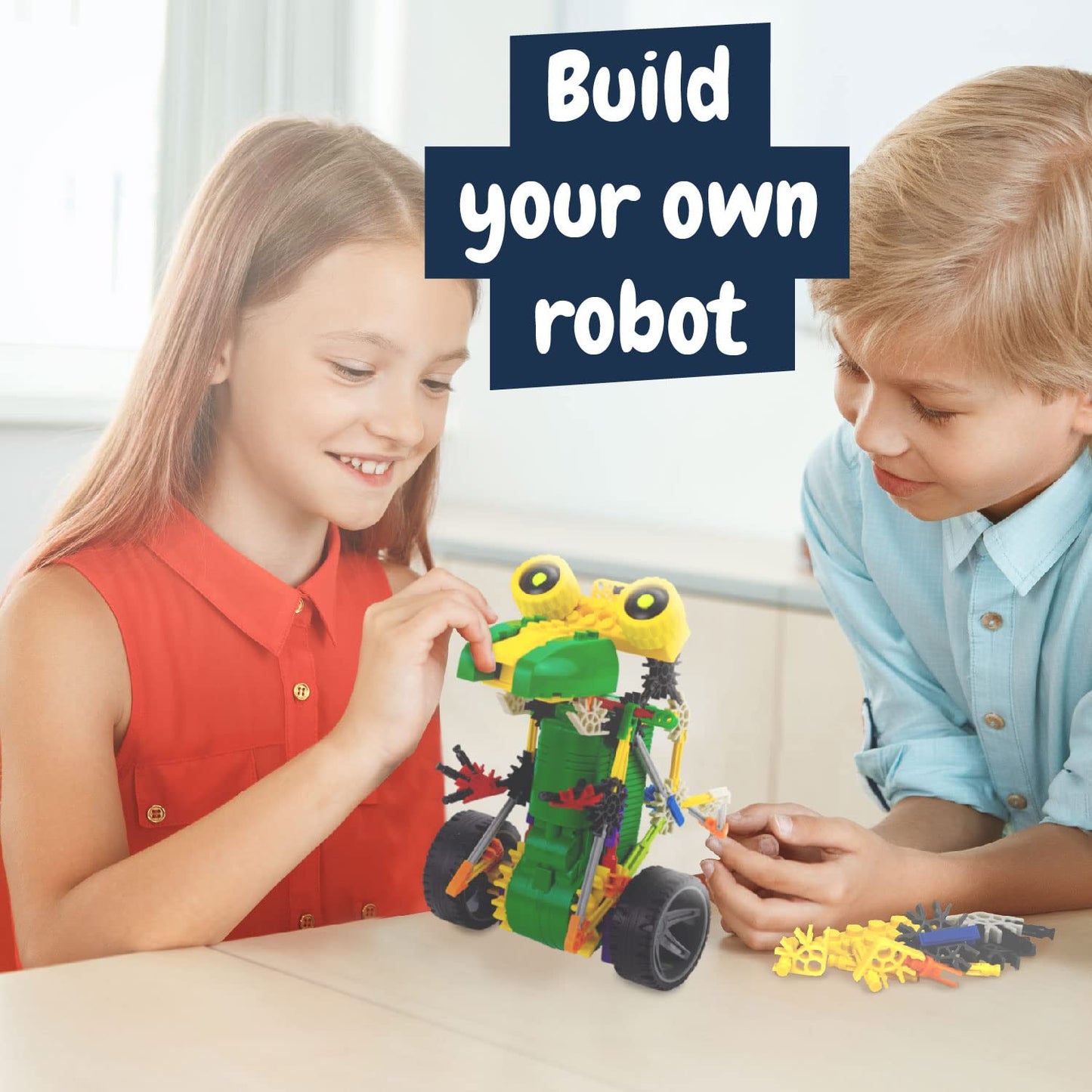 Science4You Robotics Rexbot - Robot Building Toy For Kids Age 8-14, Kit With 106 Pieces To Build Your Own Robot And Make It Move